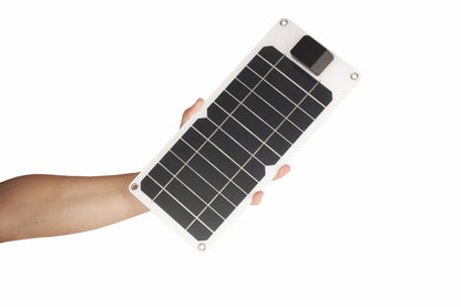 6W Portable Solar Panel Charger 5V USB Output High Efficiency Monocrystalline Solar Phone Charger for Mobile Power Bank Outdoor