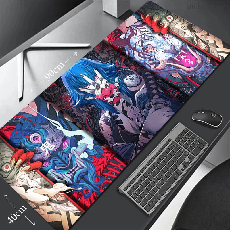 Fish Mouse Pad Gaming Mousepad Mat Gamer Mouse Mat Keyboard Mat Desk Mat Carpet Mausepad XXL For Computer Laptop Pad