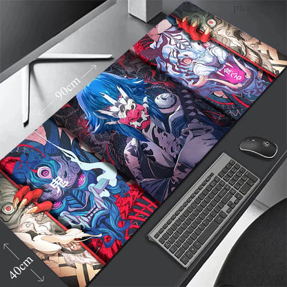 Fish Mouse Pad Gaming Mousepad Mat Gamer Mouse Mat Keyboard Mat Desk Mat Carpet Mausepad XXL For Computer Laptop Pad
