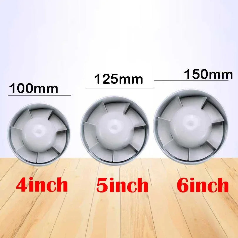 4 inch 220V Silent Ventilation Air Vents Ventilator Extractor Exhausted Extractor Fan Ventilator Bathroom Kitchen Washroom