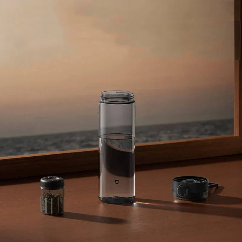 2025 Mijia Magnetic Tea Warehouse Cup Portable 800ml Tritan One-touch Pop-up Lid Water Bottle Tea Filtration Water Cup