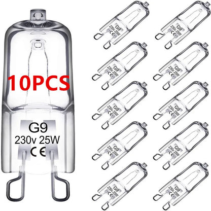 10PCS G9 220V 20W 25W 40W LED Lamp Bulbs Inserted Beads Crystal Lamp Halogen Bulb  Eco Halogen Light Bulbs Capsule Wholesale
