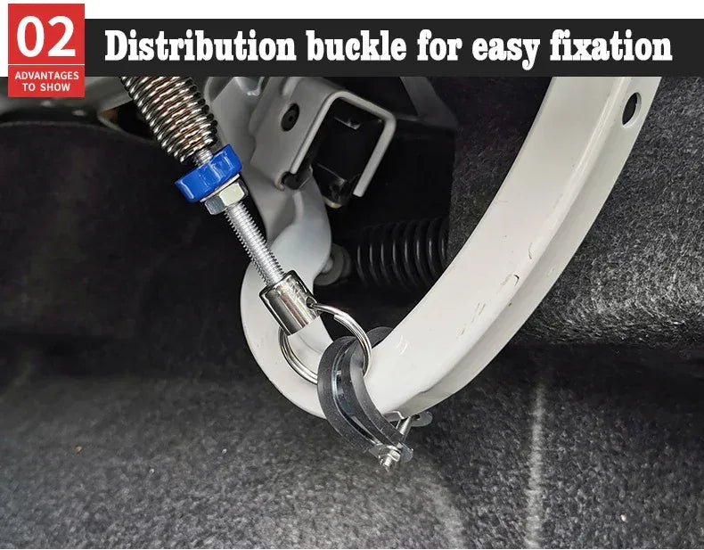 For Mazda 3 6 gj Axela Atenza Xingchi Car Trunk Spring Automatic Opening Lift Adjustable Metal Spring Device Accessories