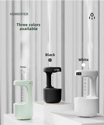 Anti-Gravity Humidifier New Ultrasonic Humidifier with Dual Power-Off Protection Large Capacity Air Humidifierw for Home/Office