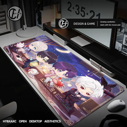 Xavier Love And Deepspace Game Mousepad Large Gaming Mouse Pad LockEdge Thickened Computer Keyboard Table Desk Mat