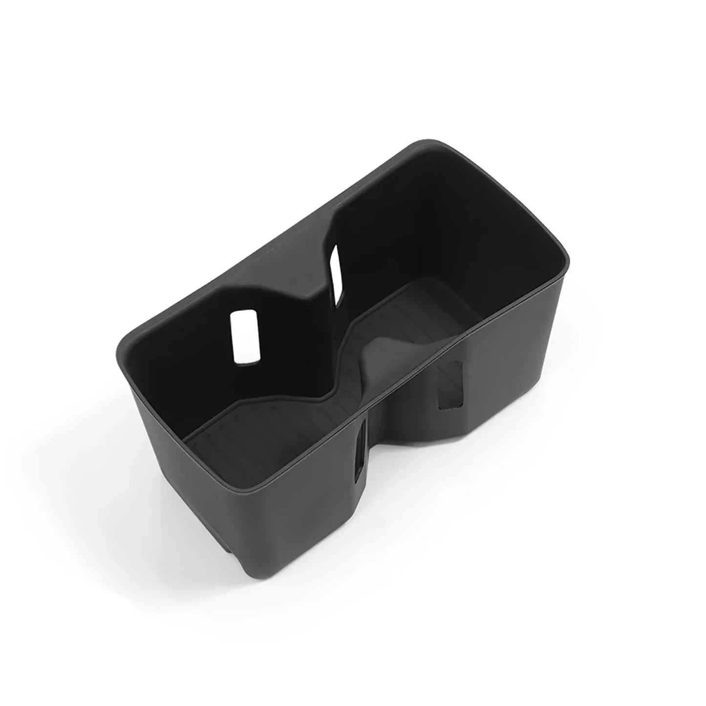 for Hyundai Santa Fe 2024 2025 Water Cup Holder Car Accessories Silicone Shock-Absorbing Drinks Holder Storage Box Tidying Tray