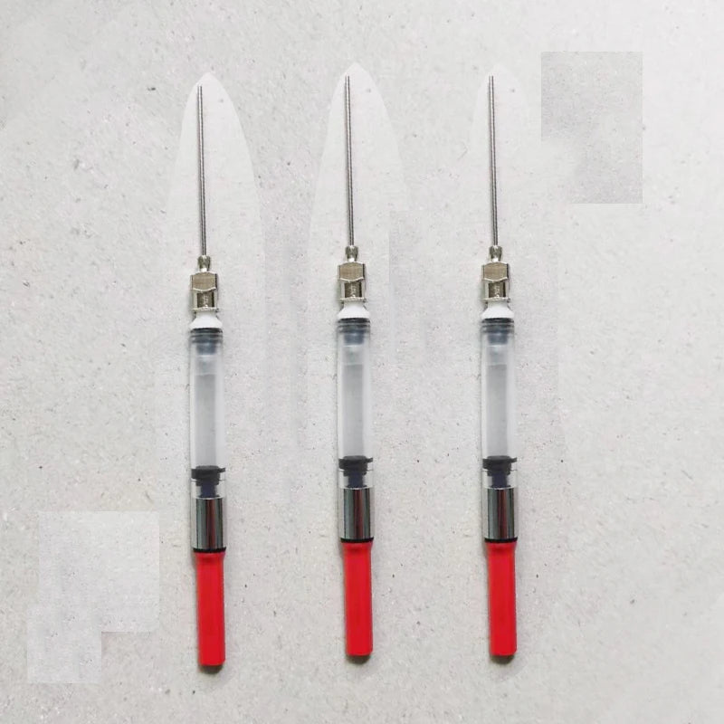 1/ 3 Pcs Fountain Pen Ink Syringe Filler Needle Tip Spring Converter Office Supplies Office School Stationery