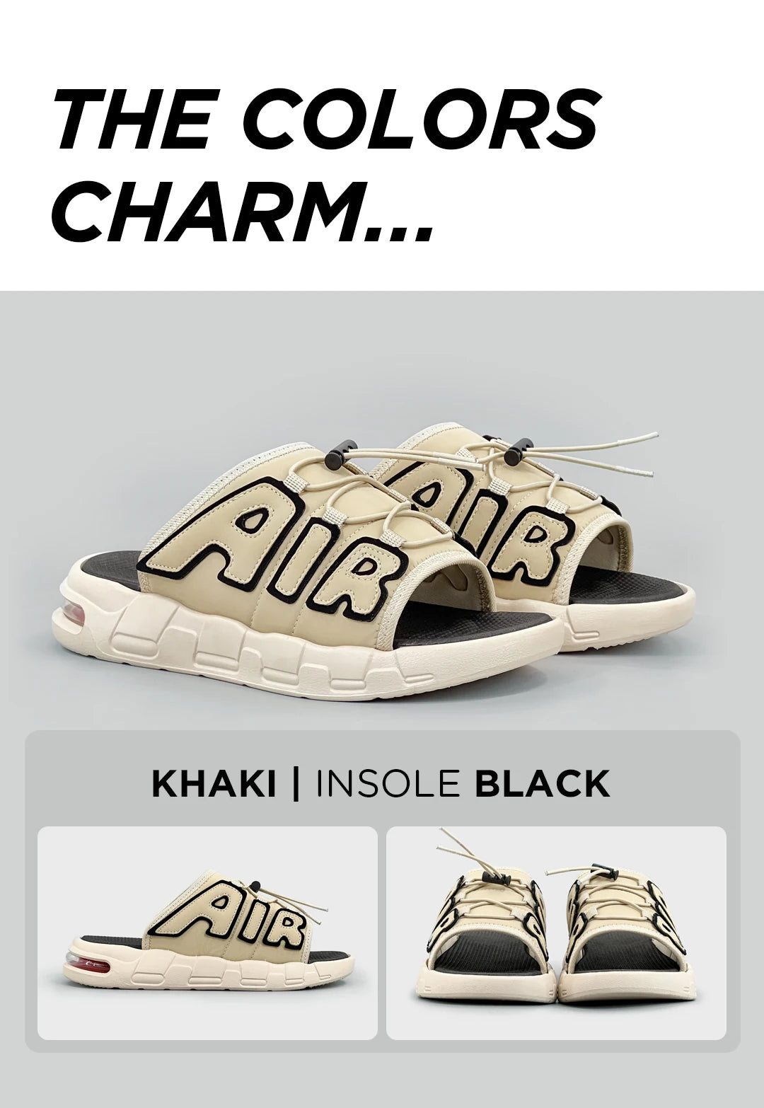 Air Cushion Slippers Summer Men Sandals Thick Sole Beach Slippers Flats Cloud Slides Sports Slippers Outdoor Man Sneaker Shoes