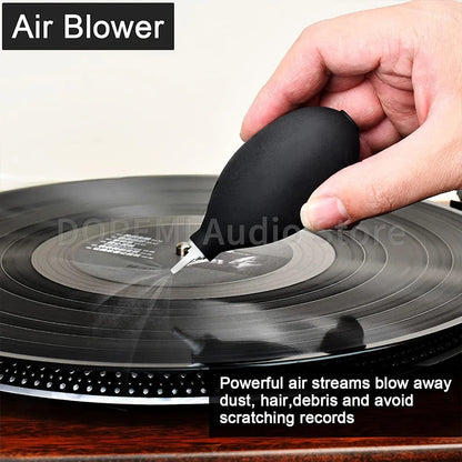 6 Pcs Anti Static LP Vinyl Record Cleaner Dust Remover Brush Turntable Cleaning Solution Stylus Cleaning Gel Player Cleaning Kit