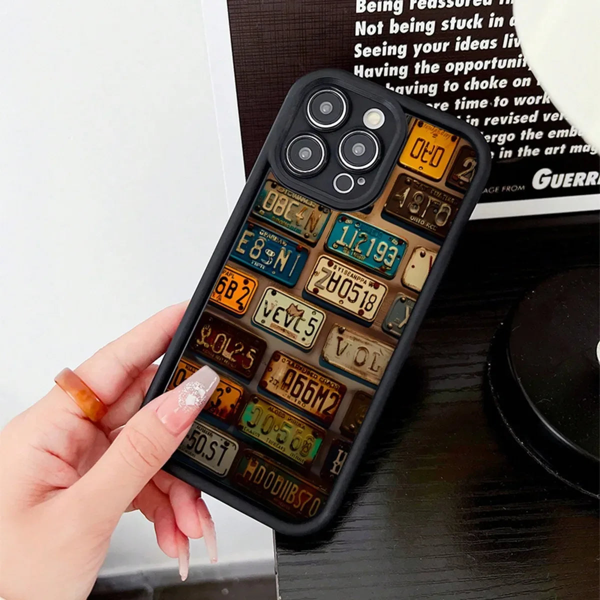 Burgundy Leopard Lips Pool Ball English Printed Phone Case For iPhone 17 16 15 14 13 12 11 Pro Max XS XR X 16 Plus 17 Air Cover