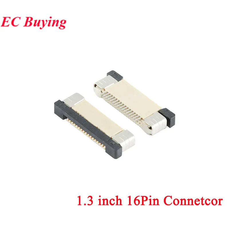 1.3 inch OLED Screen 1.3" 12864 LCD LED Display Module 128x64 SH1106 SPI/I2C Parallel Interface White/Blue 16Pin/30Pin Connector