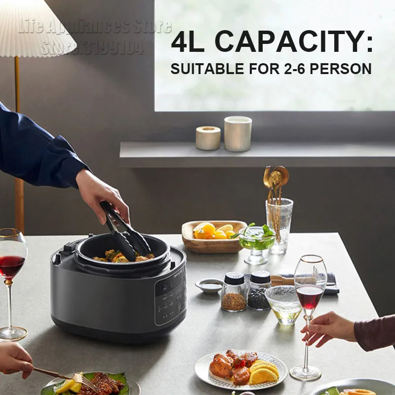 Joyoung B991 Pressure Cooker 70KPa Double Lids 220V Electric Air Fryer Multifunctional 4-In-1 Rice Cooking Pot 24H Appointment
