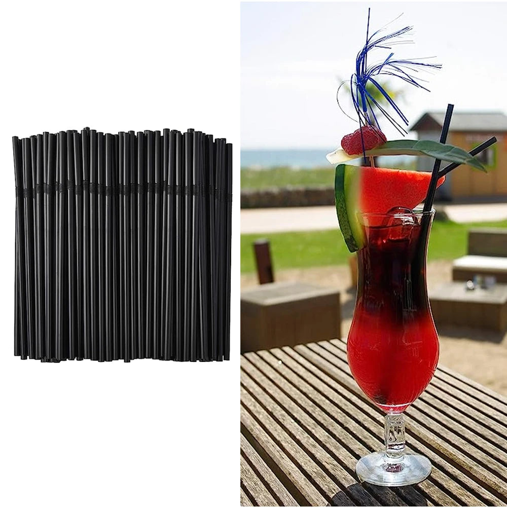 50-6000Pcs Multicolor Drinking Rietjes Straw Milk Tea Bar Party cocktail Drinking Wedding Kitchen Beverage Straws Wholesale