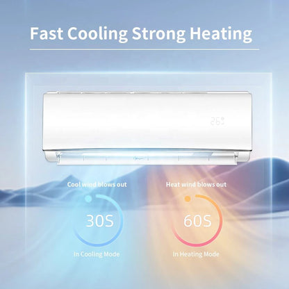 A+++ 220V 9000 / 12000 / 18000 / 24000 BTU CE RoHS Approved Wall Mounted Inverter Mini Split Air Conditioner