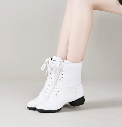 XIHAHA Dancing Boots Woman Jazz Dance Shoes High Quality Soft Women's Ballroom Modern Dancing Shoes Ladies Boots Sneakers