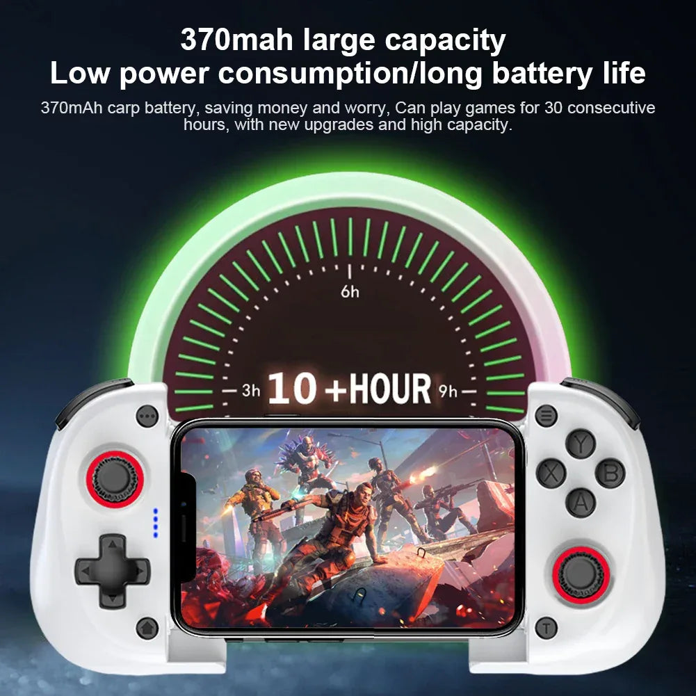 X3 Mobile Phone Gamepad with Cooling Fan Bluetooth-Compatible Mobile Phone Gaming Controller Vibration for Android/iOS/PC/Switch