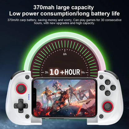 X3 Mobile Phone Gamepad with Cooling Fan Bluetooth-Compatible Mobile Phone Gaming Controller Vibration for Android/iOS/PC/Switch