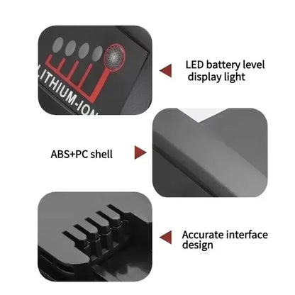 DHL 18V 12Ah For Milwaukee M18 Battery Li-Ion Replacement Battery For Milwaukee 18V M18 48-11-2830 0730-20 Tool battery