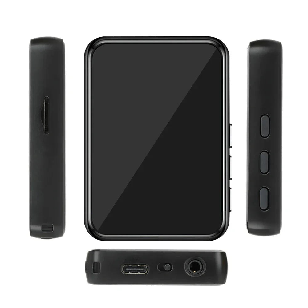 Bluetooth 5.4 MP3 Player Full Screen Walkman Music Player Novel Reading E-book Mp4 Video Player With Earphone Video Recording