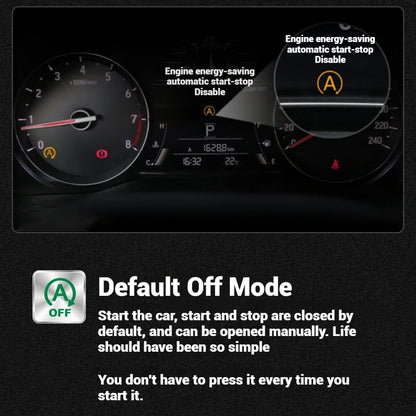 Auto Start Stop Off For Honda 10th Generation Accord Civic HRV URV CRV ZRV Inspire Breeze Crider Envix Auto Start-stop Disabler