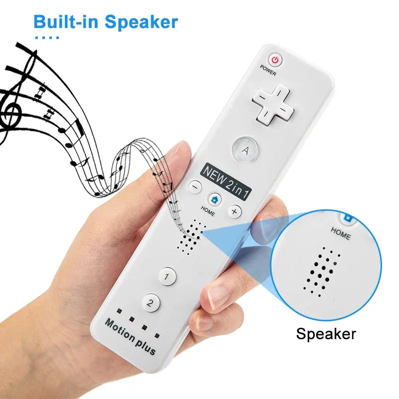 a Whole Set Remote Controller with Nunchuck Controller for  Wii Games Control for Wii Console Wireless Gamepad with Motion Plus