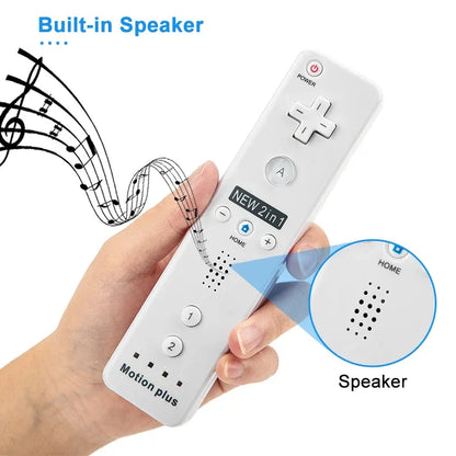 a Whole Set Remote Controller with Nunchuck Controller for  Wii Games Control for Wii Console Wireless Gamepad with Motion Plus