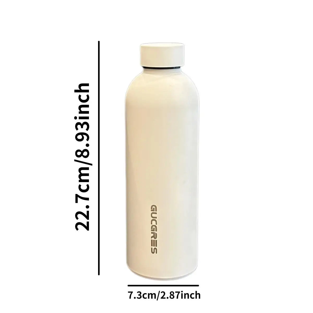American Style Dual-Layer Stainless Steel Cup Portable Water Bottle Sports Wide Mouth Insulated Thermos Flask for Outdoor Use