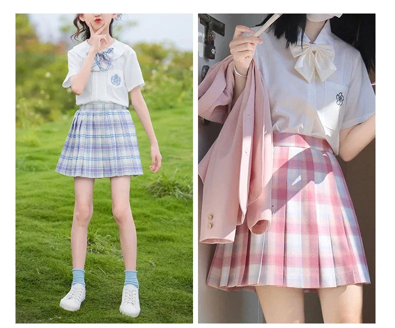 Plaid Fabric By The Meter for Japanese Jk Uniform Skirts Clothing Hair Band Clothes Pillowcases DIY Sewing Textile Anti Wrinkle