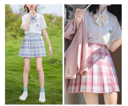 Plaid Fabric By The Meter for Japanese Jk Uniform Skirts Clothing Hair Band Clothes Pillowcases DIY Sewing Textile Anti Wrinkle