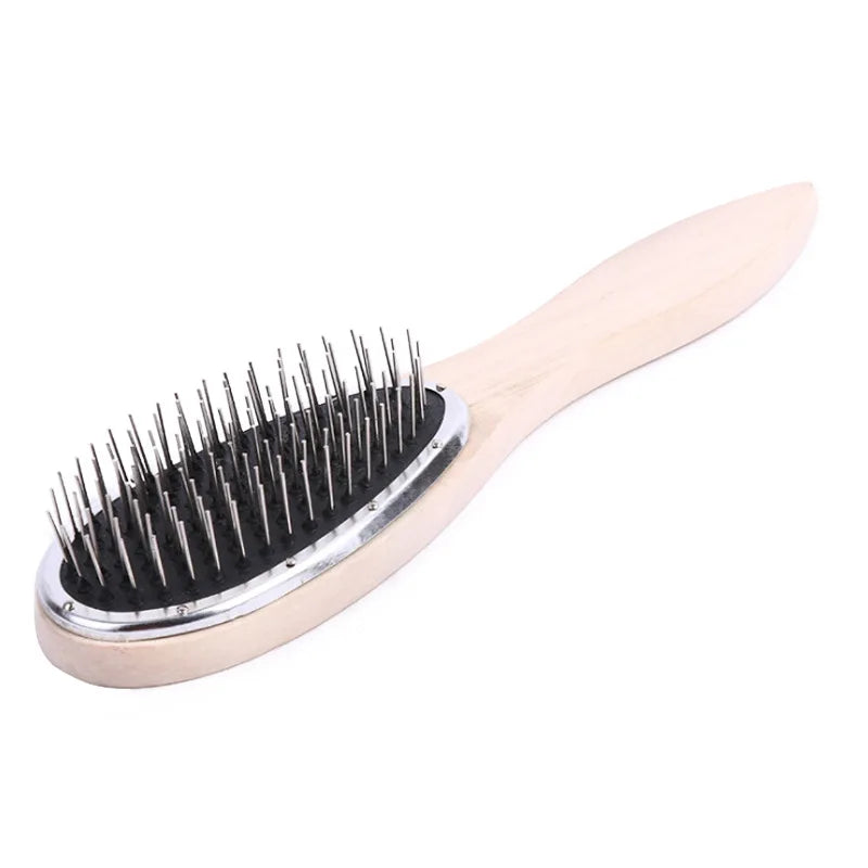 Professional Brush For Wig Anti Static Steel Comb for Tangle Hair Extensions Training 2030