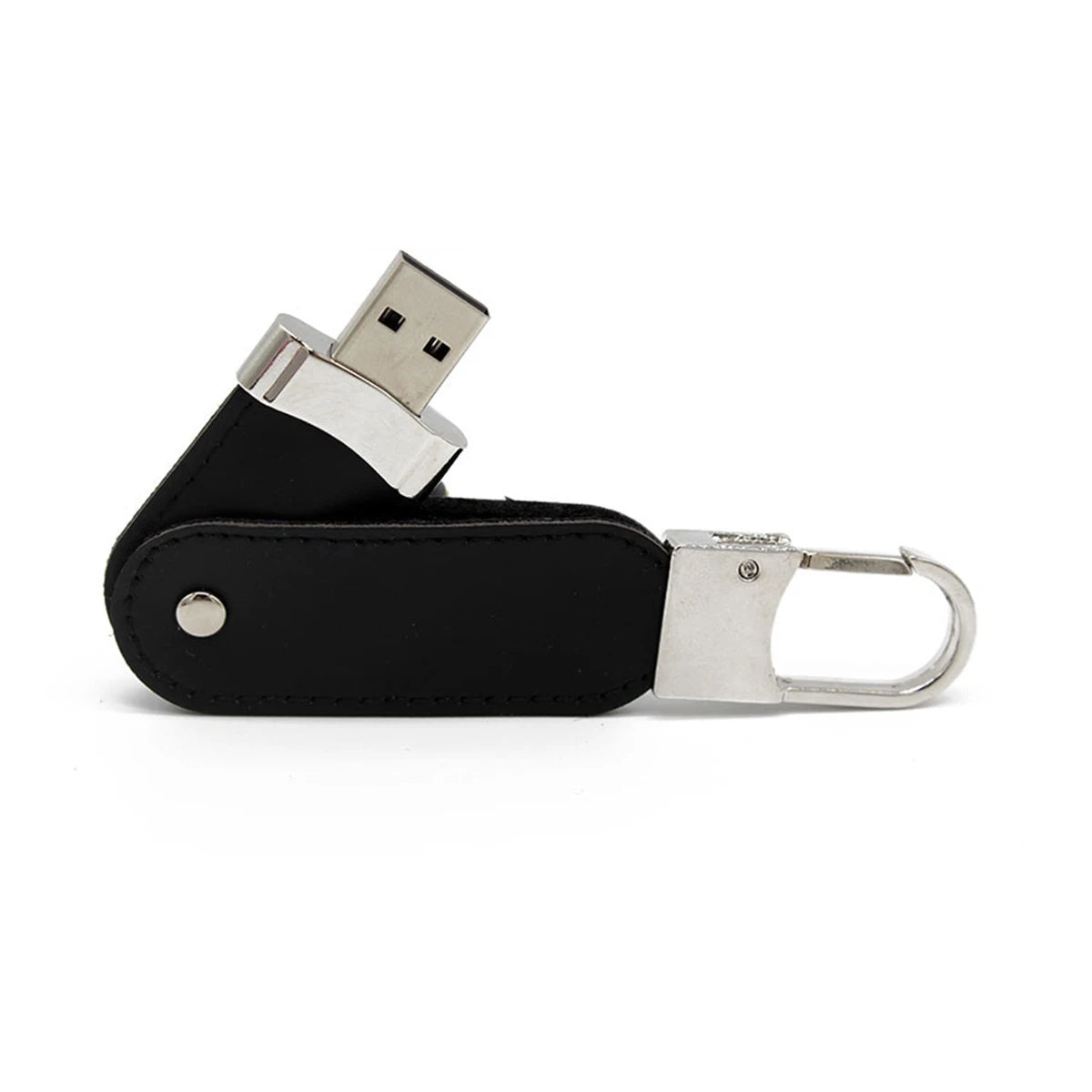 Pendrive 256GB USB Flash Drive Leather with Metal Keychain 64GB 32GB 8GB Business Usb Memories Disk 128GB Pen Drive Memory Stick