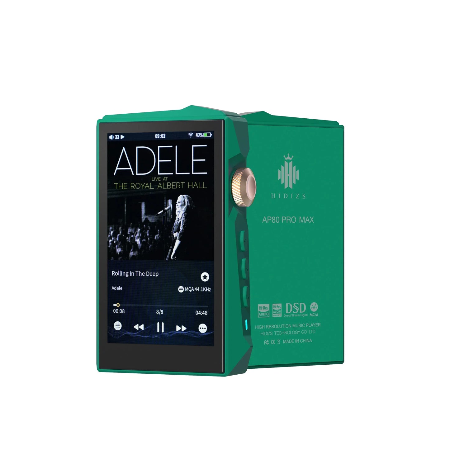 HIDIZS AP80 PRO MAX Red / Green All-in-One Streaming HIFI Music MP3 Player Hi-Res Audio  Bluetooth 5.1 Dual ES9219C USB DAC MQA