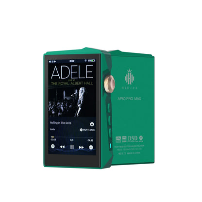 HIDIZS AP80 PRO MAX Red / Green All-in-One Streaming HIFI Music MP3 Player Hi-Res Audio  Bluetooth 5.1 Dual ES9219C USB DAC MQA
