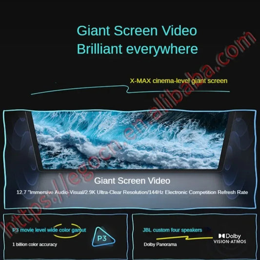 Free Gift Lenovo Pad Pro 2025 Xiaoxin 144Hz JBL 4 speakers 2.9K Android 12.7inch 2nd 10200mAh 45W Charging Big Screen For Study by PDG ibma