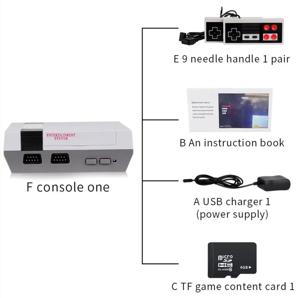 Hot 5 simulators 1000 Classic Games Player Retro Video Game Console Support game card  download For nes Game Controller HD Out