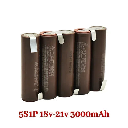 NEW 18650 HG2 3000mAh 6000mAh 20amps 3S 4S 5S 6S 8S 7.4V 12.6V 14.8V 18V 25.2V 29.6V for Screwdriver Batteries Weld Battery Pack