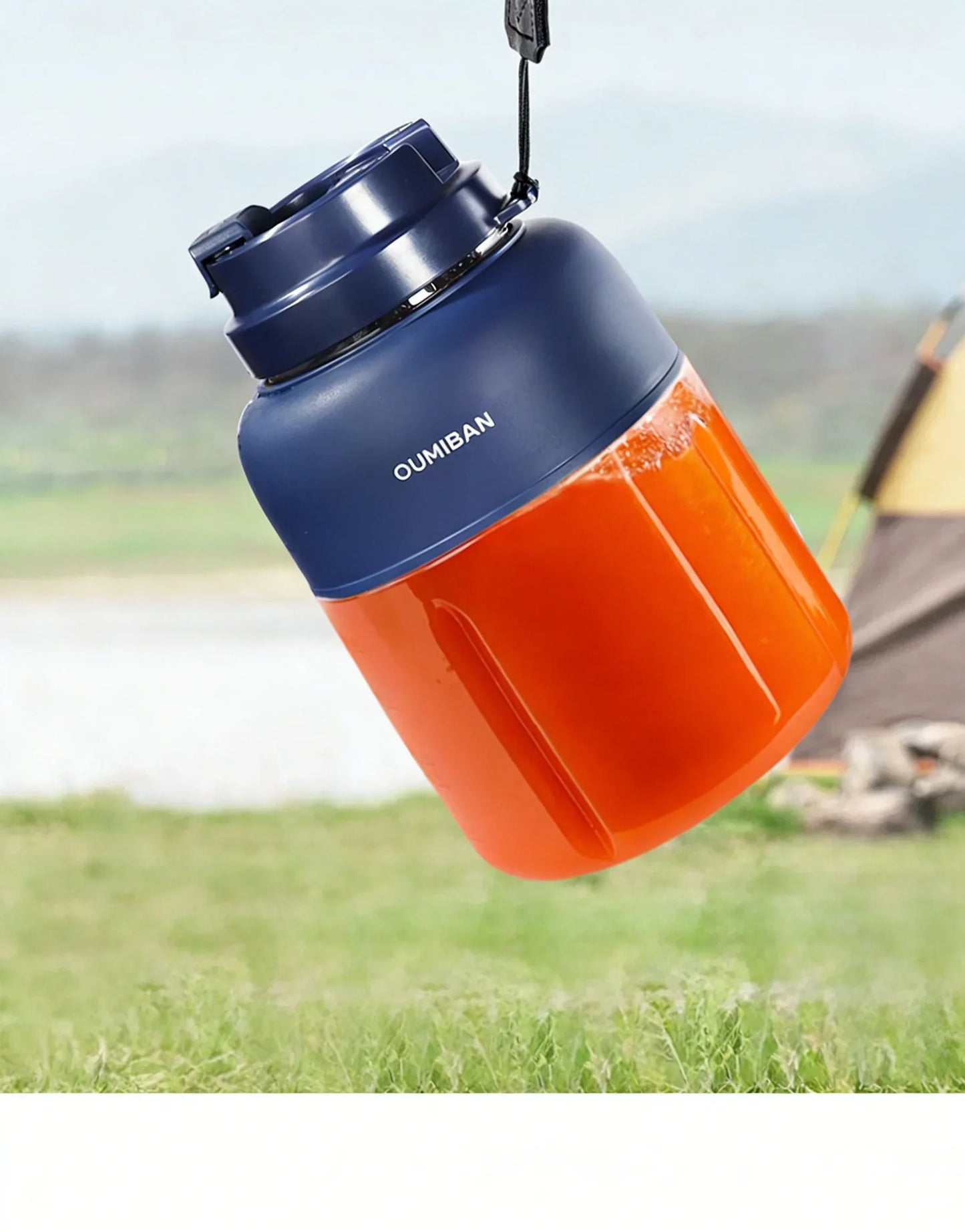 1300ML USB Rechargeable Portable Juicer, 46 Blades Fresh Fruit Mixer, Multifunctional Ice Crusher Smoothie Blender for Home