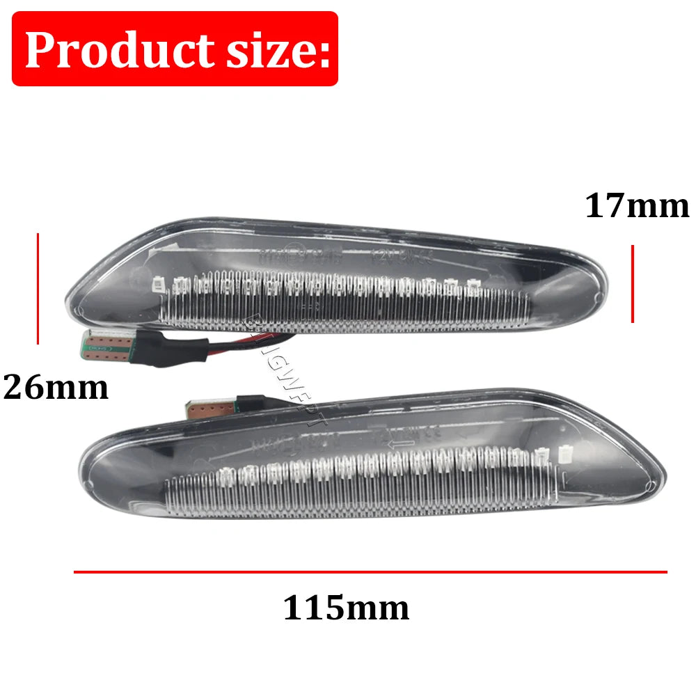 Side Marker Light LED Turn Signal For BMW 1 3 5 Series For BMW X3 X1 For BMW X3 For BMW E90 E91 E92 E93 E60 E87 E82 E61 E46