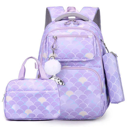 Child Girl Backpacks Primary Junior High School Bags for Girls Children Kids Bookbag Backpack 2025 Back to School Girl Schoolbag