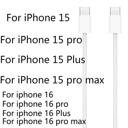 20W USB-C Power Adapter Original Fast Charger for iPhone 17/16/15 Mini pro Max Type C with Apple Cable Compatible with iPhone 14