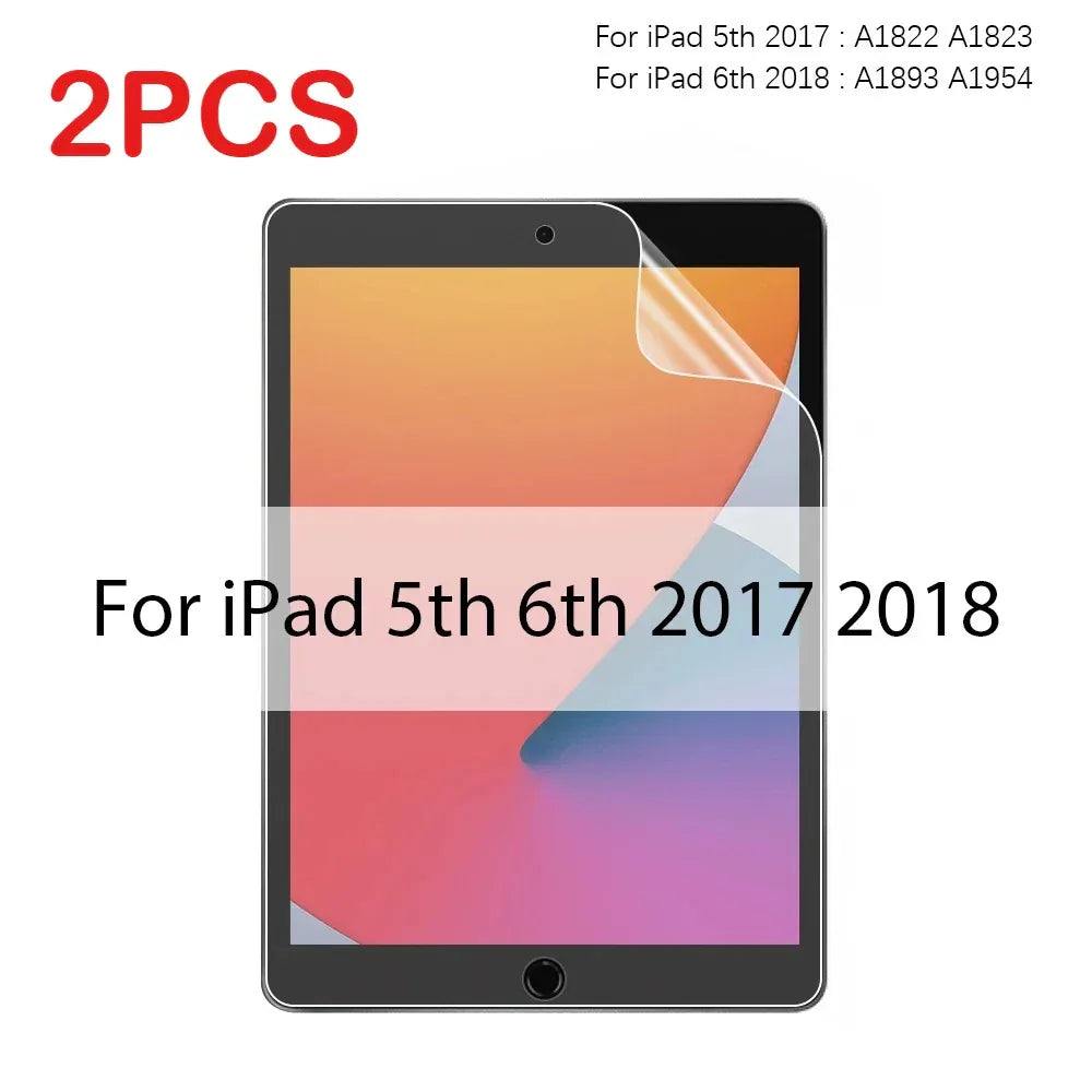 2PCS Matte Like Paper Film Screen Protector for IPad A16 11th Pro 13 12.9 11 2025 M5 M4 Air 4 5 3 10th 9th 8th 7 Mini 6 7 Screen