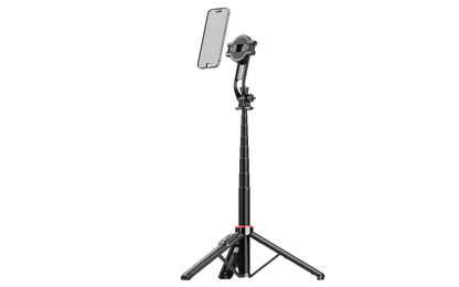 C20 Magnetic Selfie Stick Tripod for iPhone 12-16 Pro Max Travel Stand with Magsafe Phone Clamp for Android Smartphone