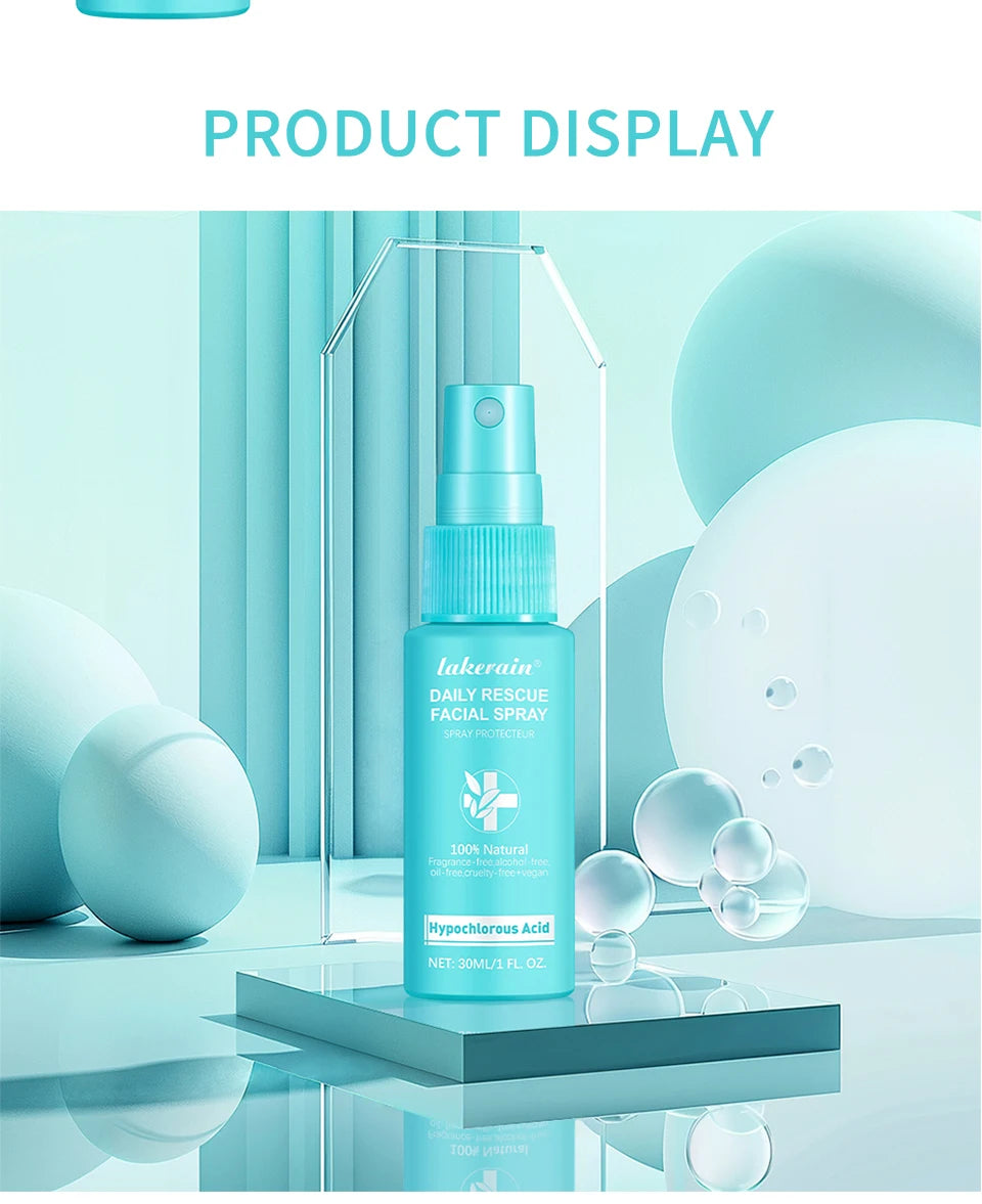 Hypochlorous Acid Spray Toner for Face Helps Reduce Redness Breakouts Soothing pH Balancing Toner Skincare