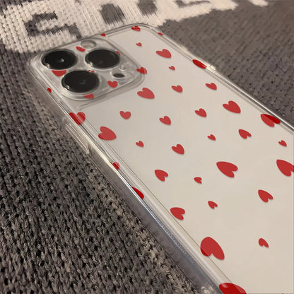 Luminous Love Case For iPhone 16 16E 15 11 12 13 14 Pro Max  For iPhone XR XS Max 8 Plus Back Cover