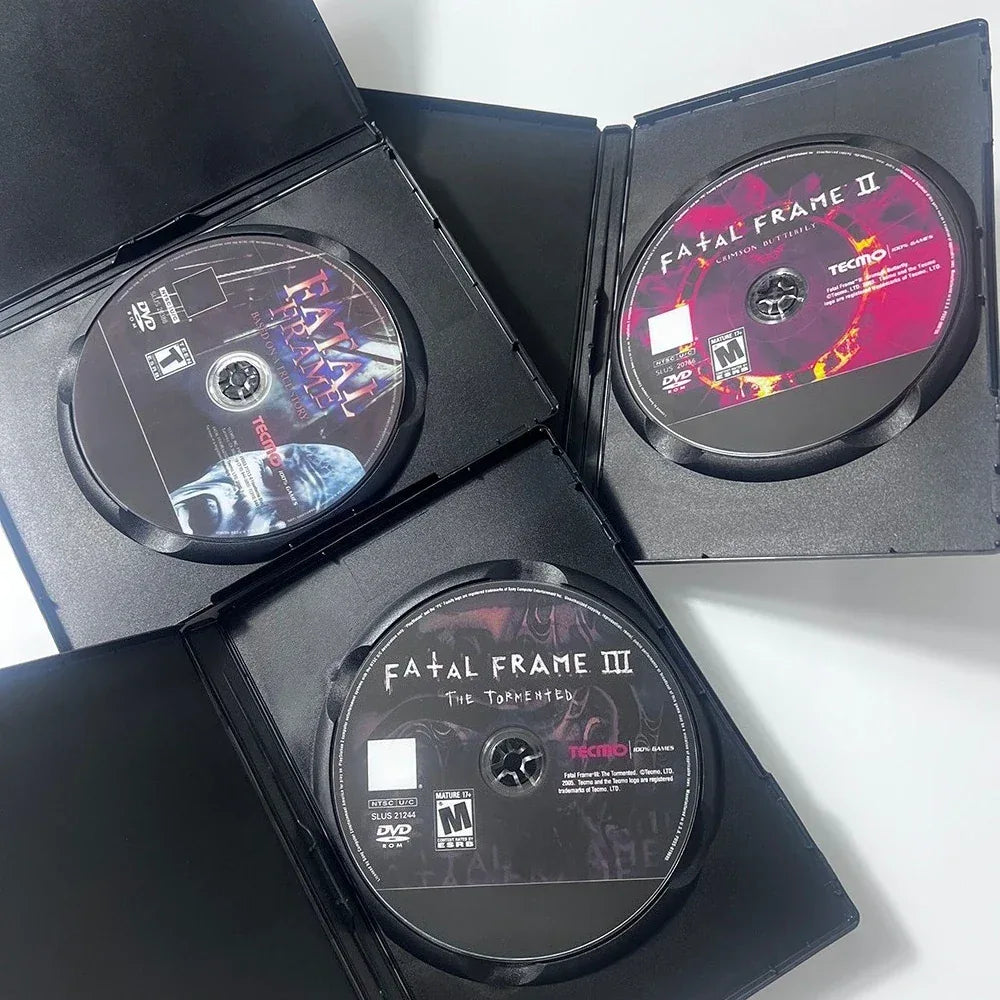 Retro video game Fatal Frame Series NTSC U/C Version copy digital burning disc DVD For PS direct reading modification machine
