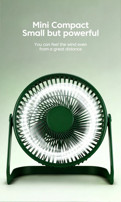 Desk Fan Portable Mini USB Rechargeable Fan Ultra Quiet Suitable For Home Desk Office Student Dormitory Computer Summer