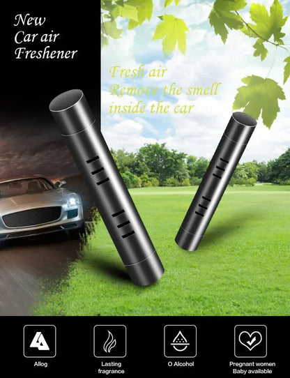 1/3/4Sets Car Air Freshener Outlet Car Air Conditioning Vent Solid Perfume Car Perfume Stick Supplement 6 Flavour