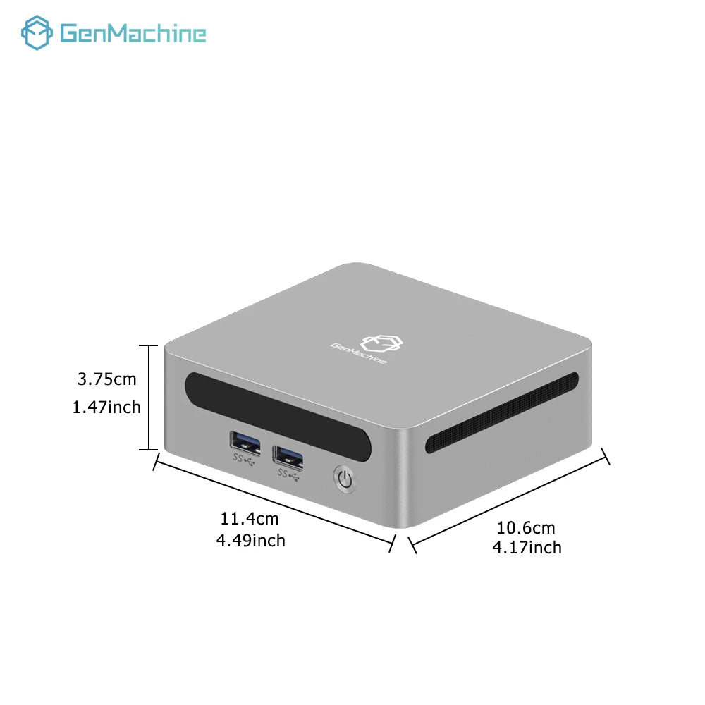 GenMachine AMD Ryzen™ 7 4800U Windows 11 Ryzen MINI PC DDR4 8 Core 16 Thread 1.8GHz Up to 4.2GHz TDP 15W WIFI6 BT5.2 4.2GHz