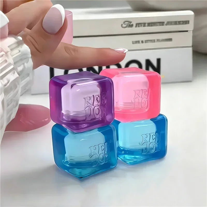New Needoh Nice Ice Baby Fidget Cube Set 4 Pack Super Solid Squishy Sensory Toys Non-toxic Squeeze Toys for ADHD and Autism Gift