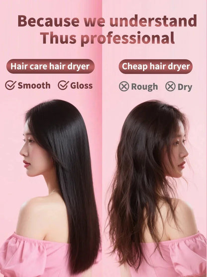 Fast Drying 200M Anion Blow Dryer Leafless Design Professional Negative Ion Care Powerful Hair Dryer For Home Use HD18